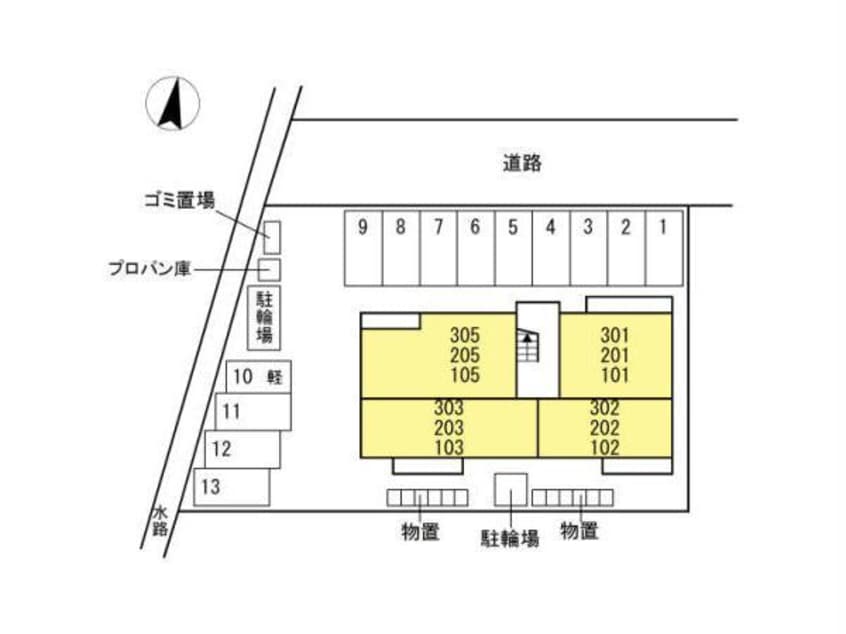 配置図 プレンティー新徳田