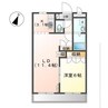 グリシーナ 1LDKの間取り