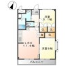 グローリー・ヴィラ 2LDKの間取り