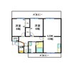 あすなろハイツ川口 2LDKの間取り
