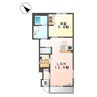 サンコートＫⅡ 1LDKの間取り