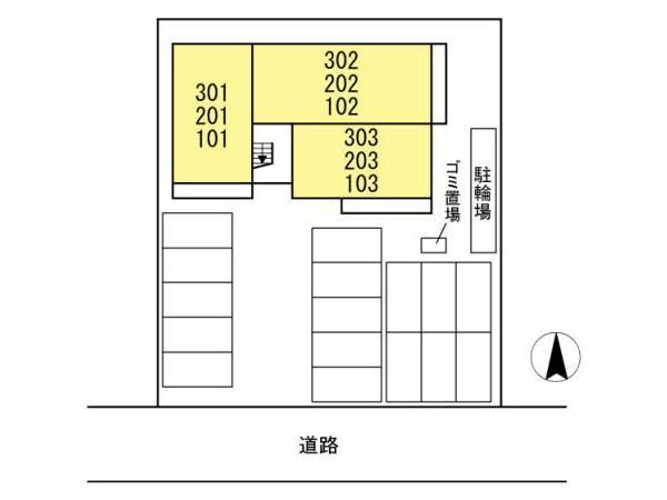 配置図 Ｄ-ｒｏｏｍ大門（1丁目）
