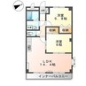 サンフォレスト曙 2LDKの間取り