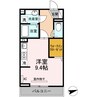 Ｄ-ｒｏｏｍ新涯 1Rの間取り