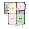 メゾンドサティ 3DKの間取り