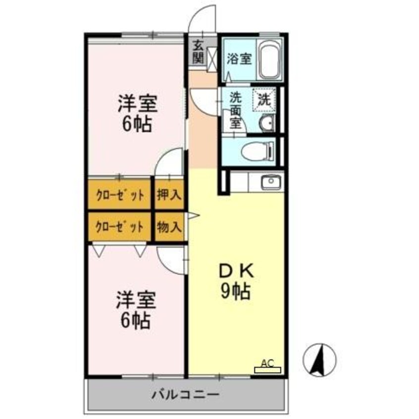 間取図 サンヴェール　Ｂ棟