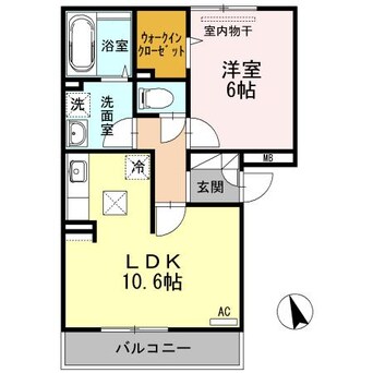 間取図 プランドール曙