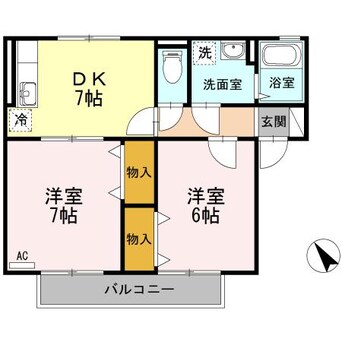 間取図 グレイスフォート蔵王