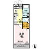 夢りんどうⅤ 1Kの間取り