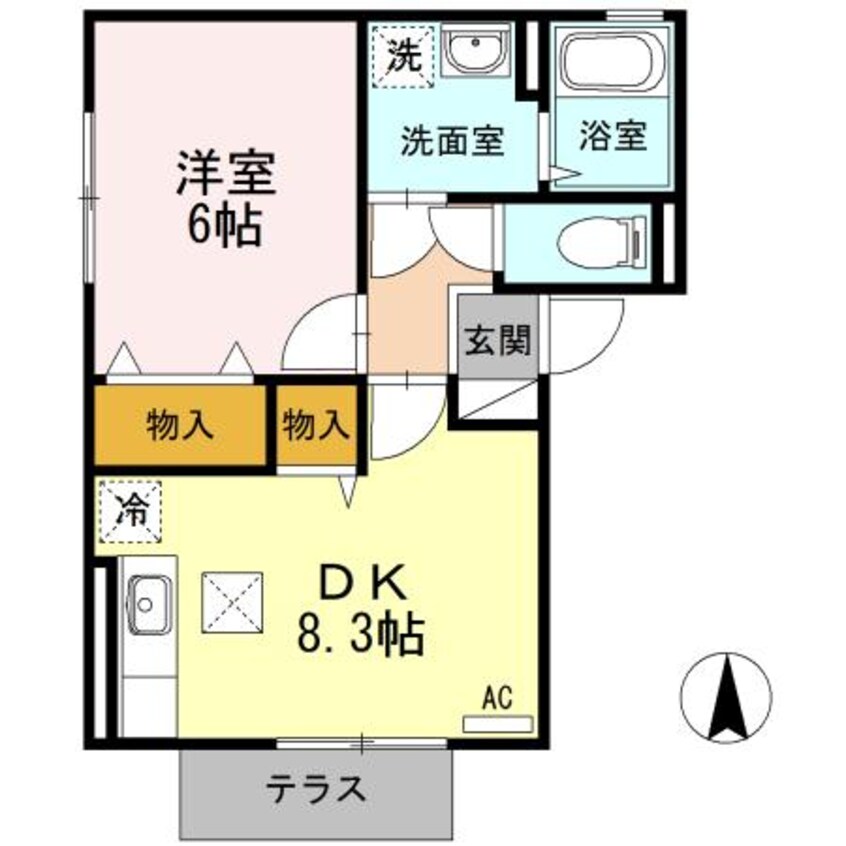 間取図 ルピナ深津