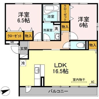 間取図 セジュールＫ