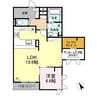 Ｄ-Residence御船町 1LDKの間取り
