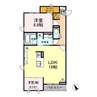 Ｄ-Residence御船町 2LDKの間取り