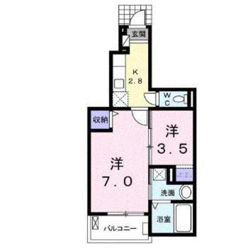 間取図 モンレーブＭ