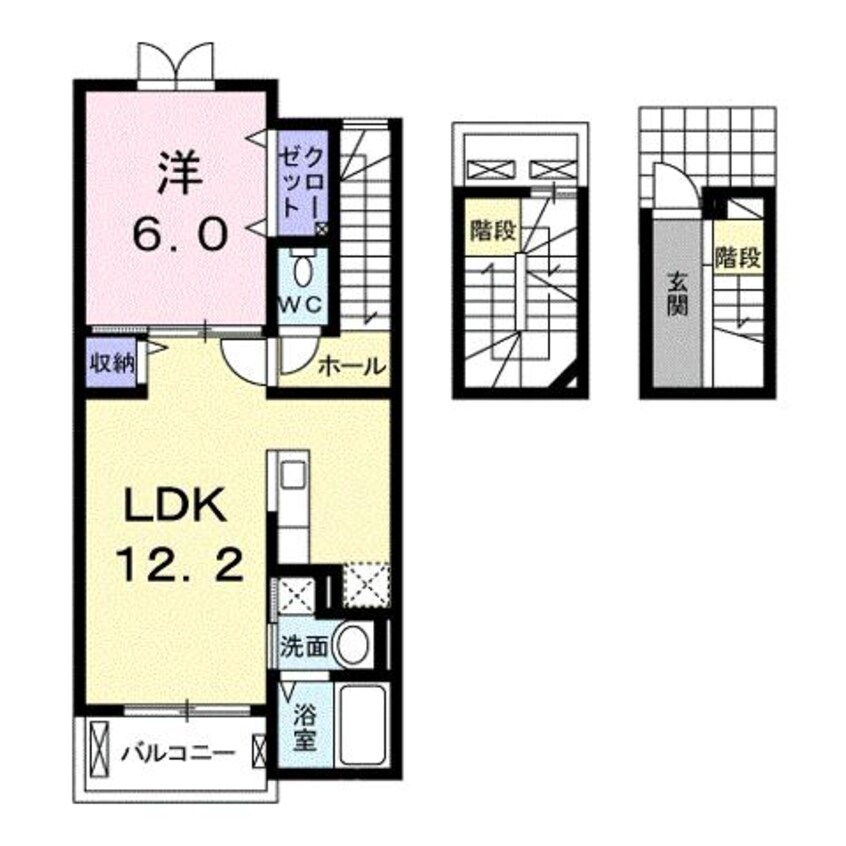 間取図 ベルローズＡ