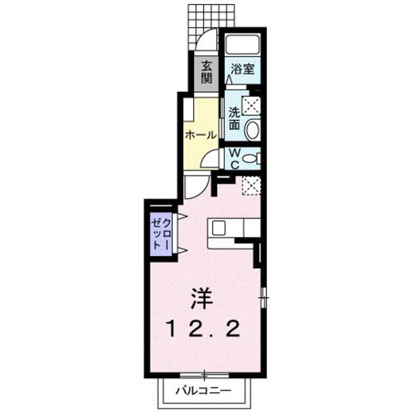 間取図 クレメントＡ