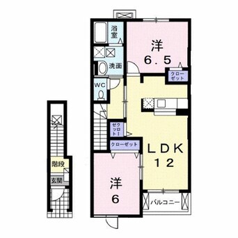 間取図 カーサ　グレイスＢ