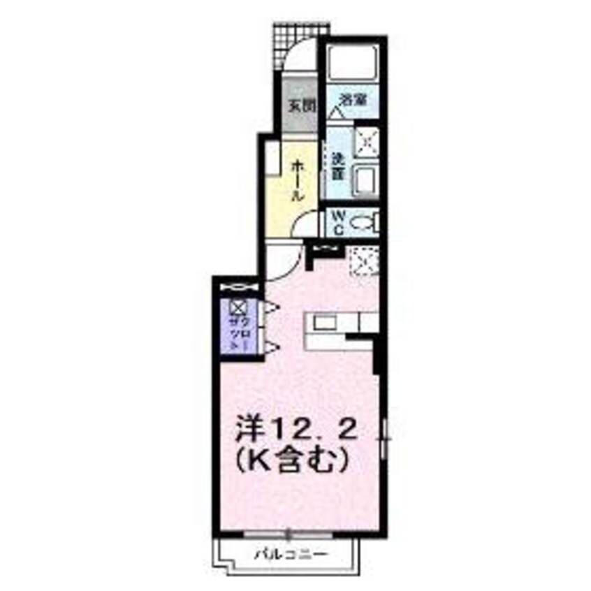 間取図 アンジュ・ルナ