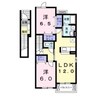 ベル・アルバＡ 2LDKの間取り
