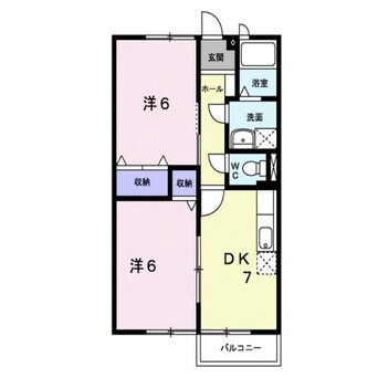 間取図 ピュアサンシャインＡ