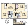 メゾン光 3LDKの間取り