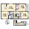 メゾン光 3LDKの間取り