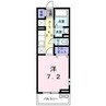 ホライズン　16 1Kの間取り