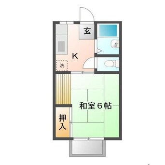 間取図 パナハイツクラタ　B