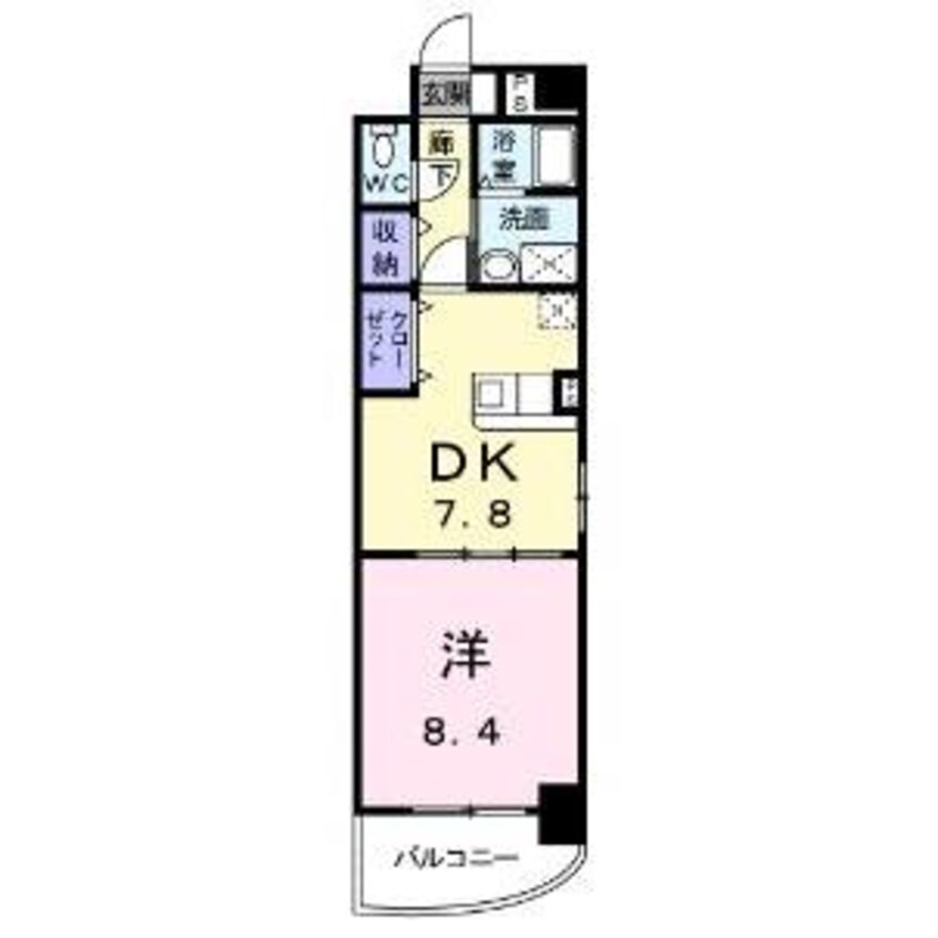 間取図 ドミール蔵王