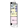 ドミール蔵王 1DKの間取り