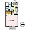 セジュール桜馬場 1Kの間取り