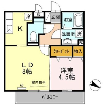 間取図 アルコバレーノ