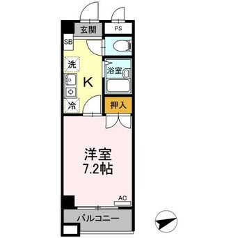 間取図 セジュール浦上