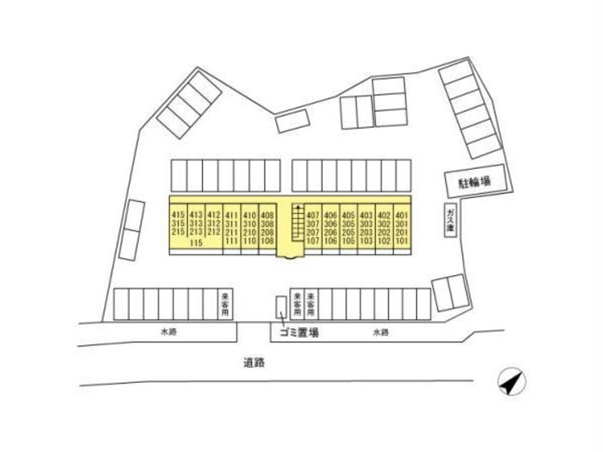 配置図 セジュール浦上