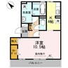 オッツ東川口 1Kの間取り