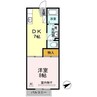メゾンマキモト 1DKの間取り