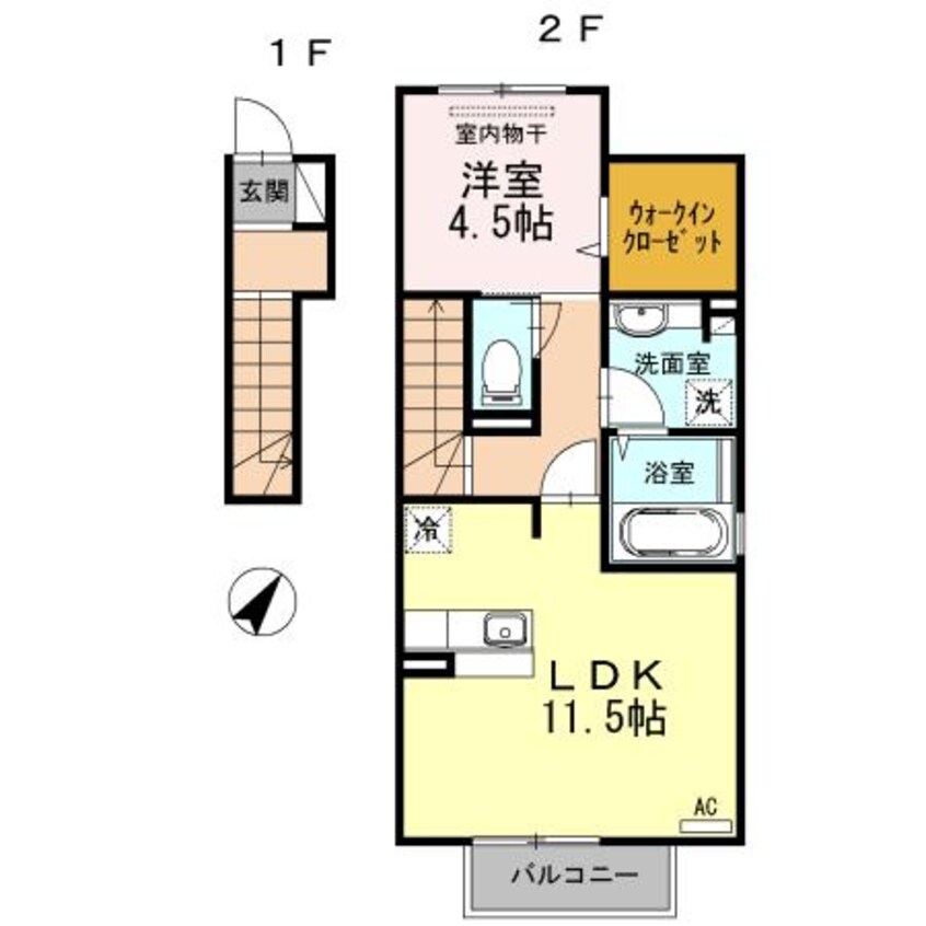 間取図 プエルト南蔵王