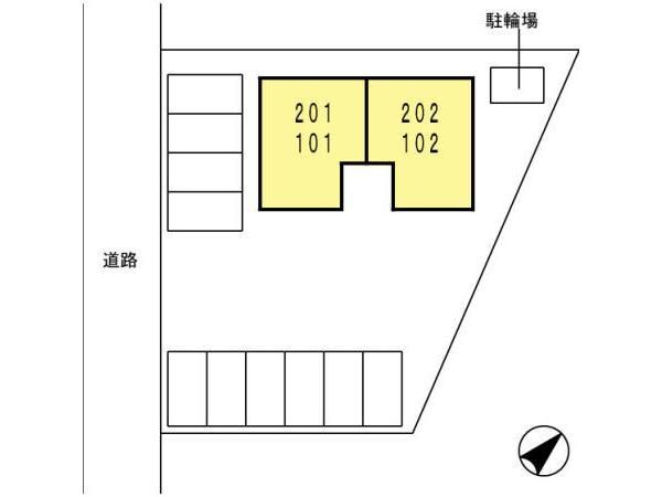 配置図 サンハイツ南手城