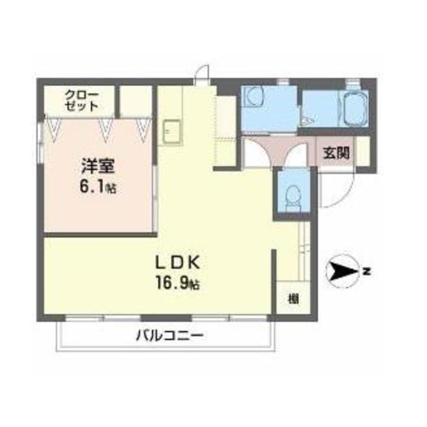 間取図 ラ・パルテール　参番館　彩