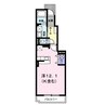 メゾン　アグリーアブル 1Rの間取り