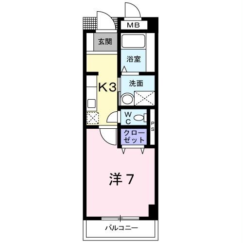 間取り図 メルヴェイュ・ロジュマン