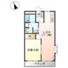 アクロス7122 1LDKの間取り