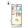 サンライズ（東深津町） 1Kの間取り