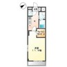 ラフォーレ曙 1Kの間取り