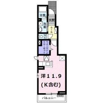 間取図 フォレスタＭＫ　Ⅰ