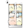 エクセラン春日 3LDKの間取り