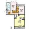 D-room CⅢ 2LDKの間取り