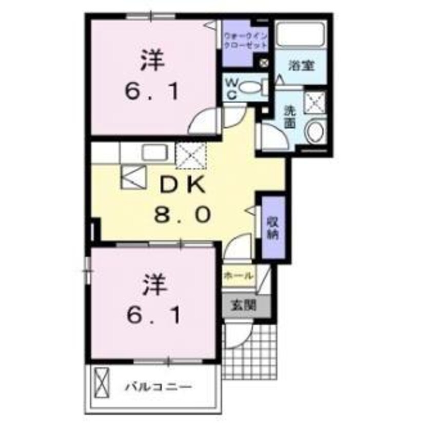 間取図 ブランシュ　プロスペレＣ
