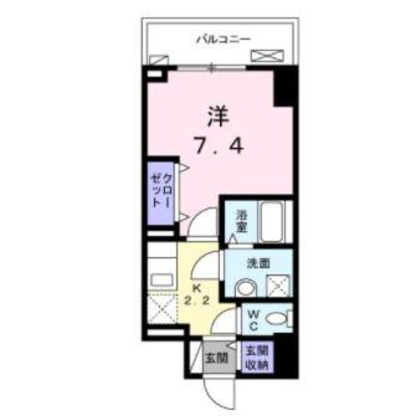 間取図 プリムローズ宝町