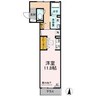 D-room船町 1Rの間取り